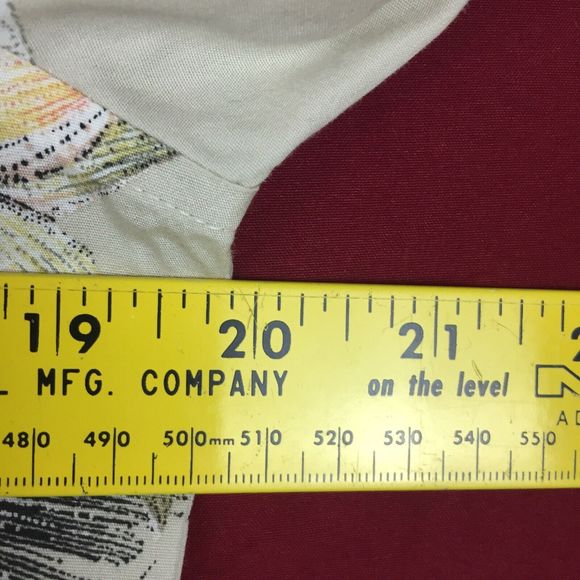 CHICO'S Women Mid Sleeve Beige Floral Button Up Collar Button Pocket Shirt 4/6 - Picture 10 of 12